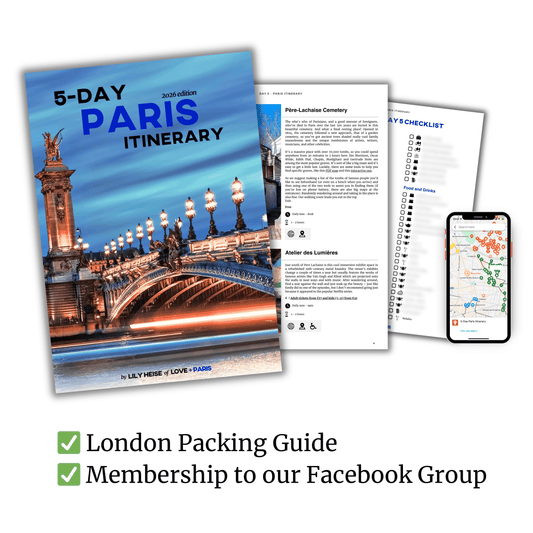 5-Day Paris Itinerary 2026 (Bonus Package)