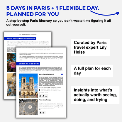 6-Day Paris Itinerary 2026